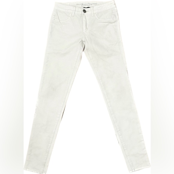 American Eagle Outfitters Jeans Women’s Size 2 Reg Off white Jeggings Stretch - Picture 14 of 14